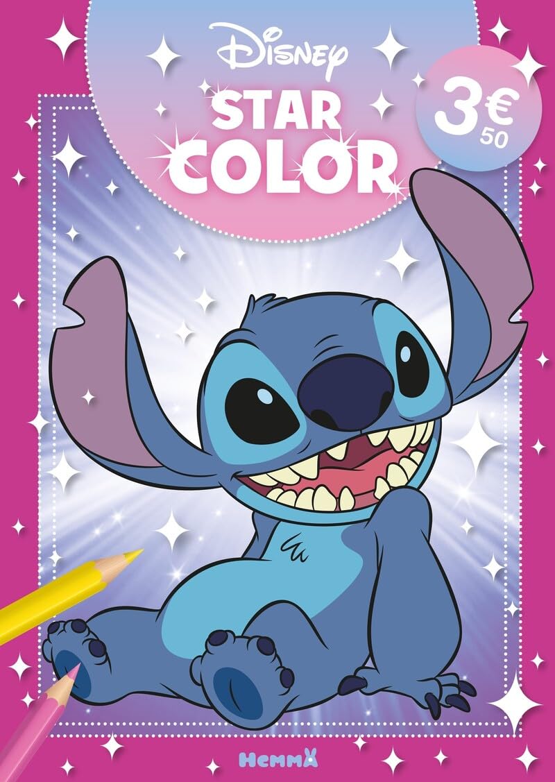 Disney - Star Color - Livre coloriage - Livre coloriage 4 ans - Livre coloriage Disney- Livre coloriage Stitch 9782508063688