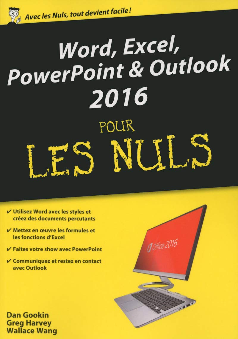 Word, Excel, PowerPoint et Outlook 2016 pour les Nuls mégapoche 9782754085557