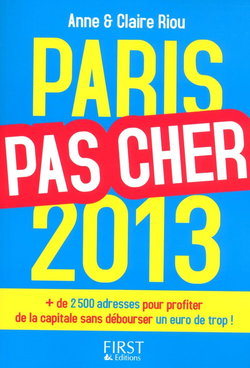 PARIS PAS CHER 2013 9782754036092