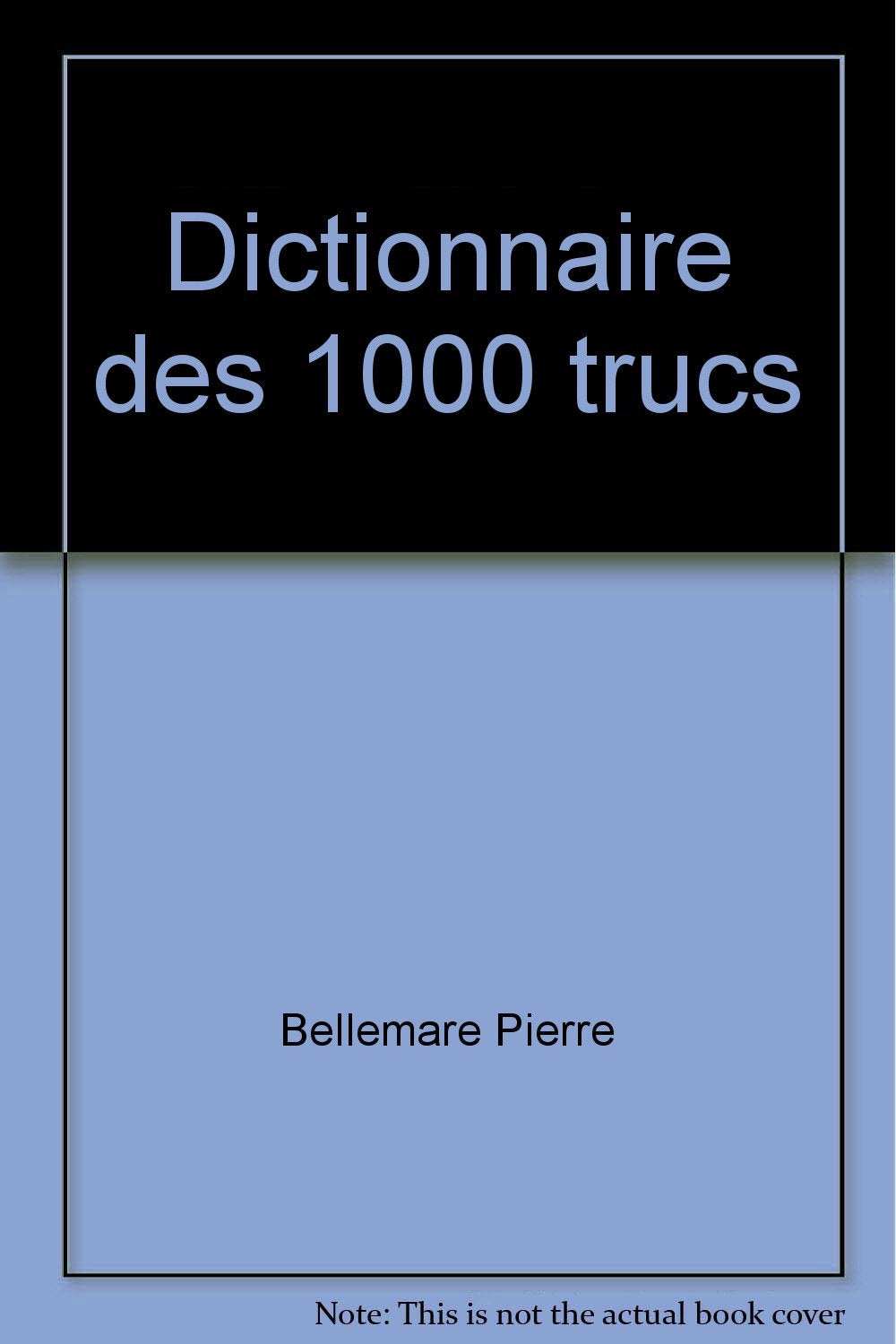 Dictionnaire des 1000 trucs 9782877610421
