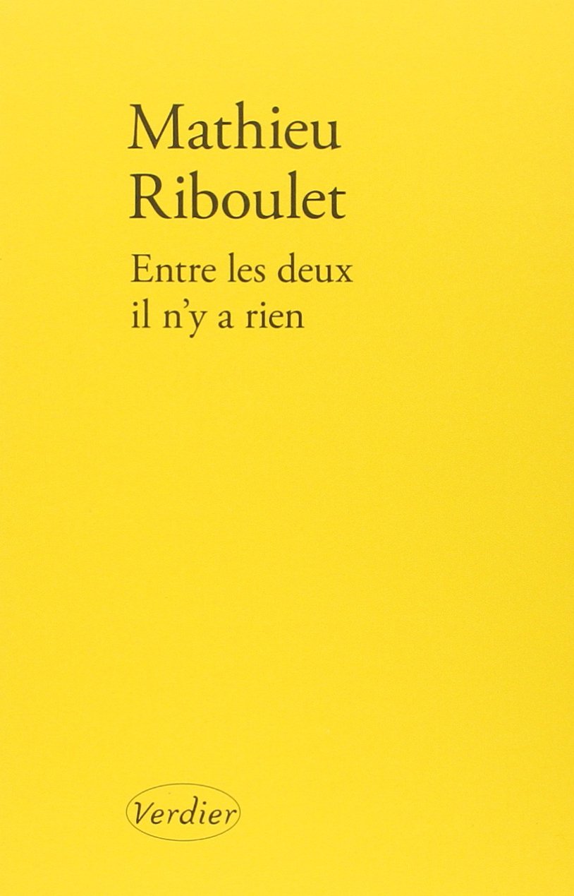 Entre les deux il n'y a rien 9782864328032