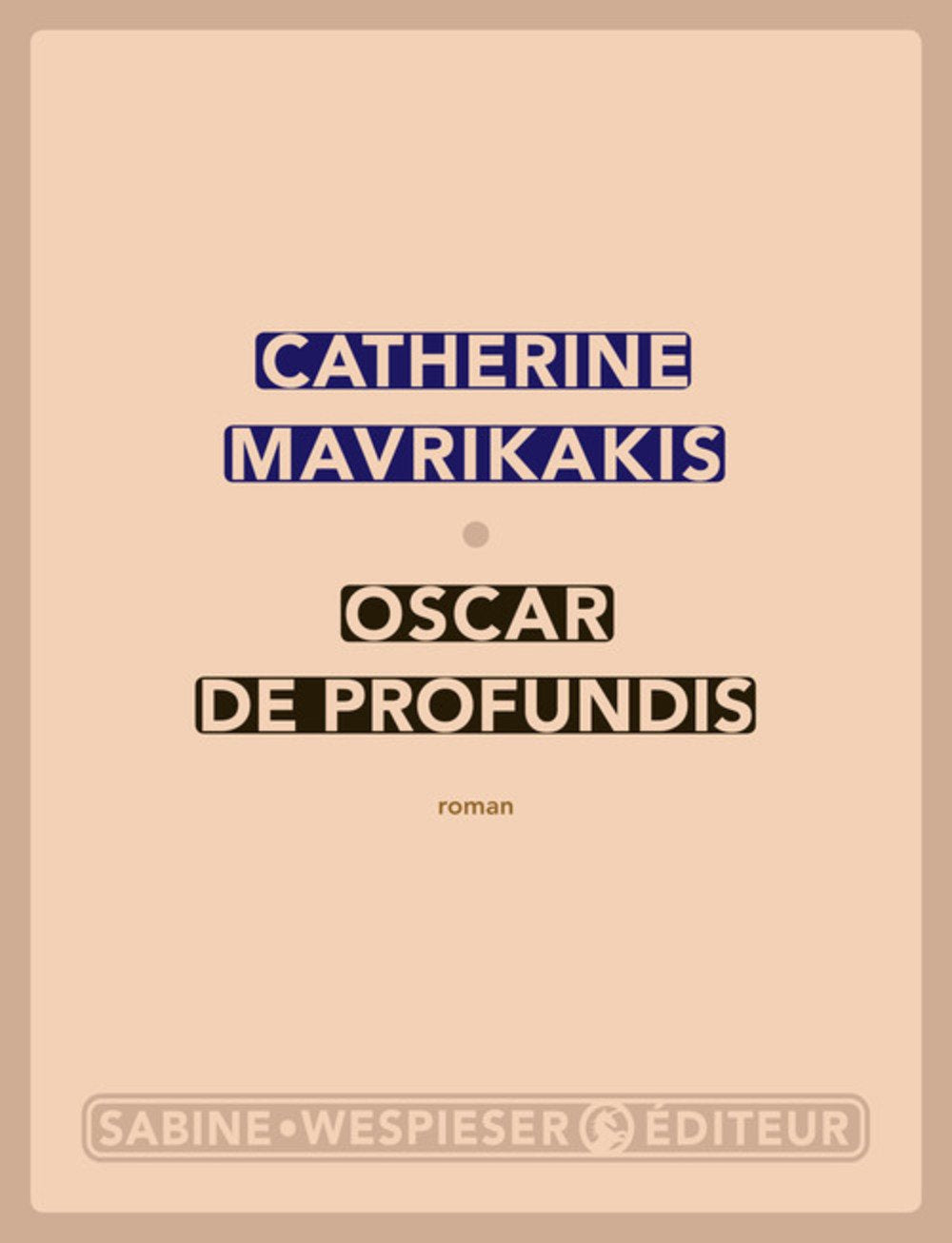 Oscar de Profundis 9782848052090