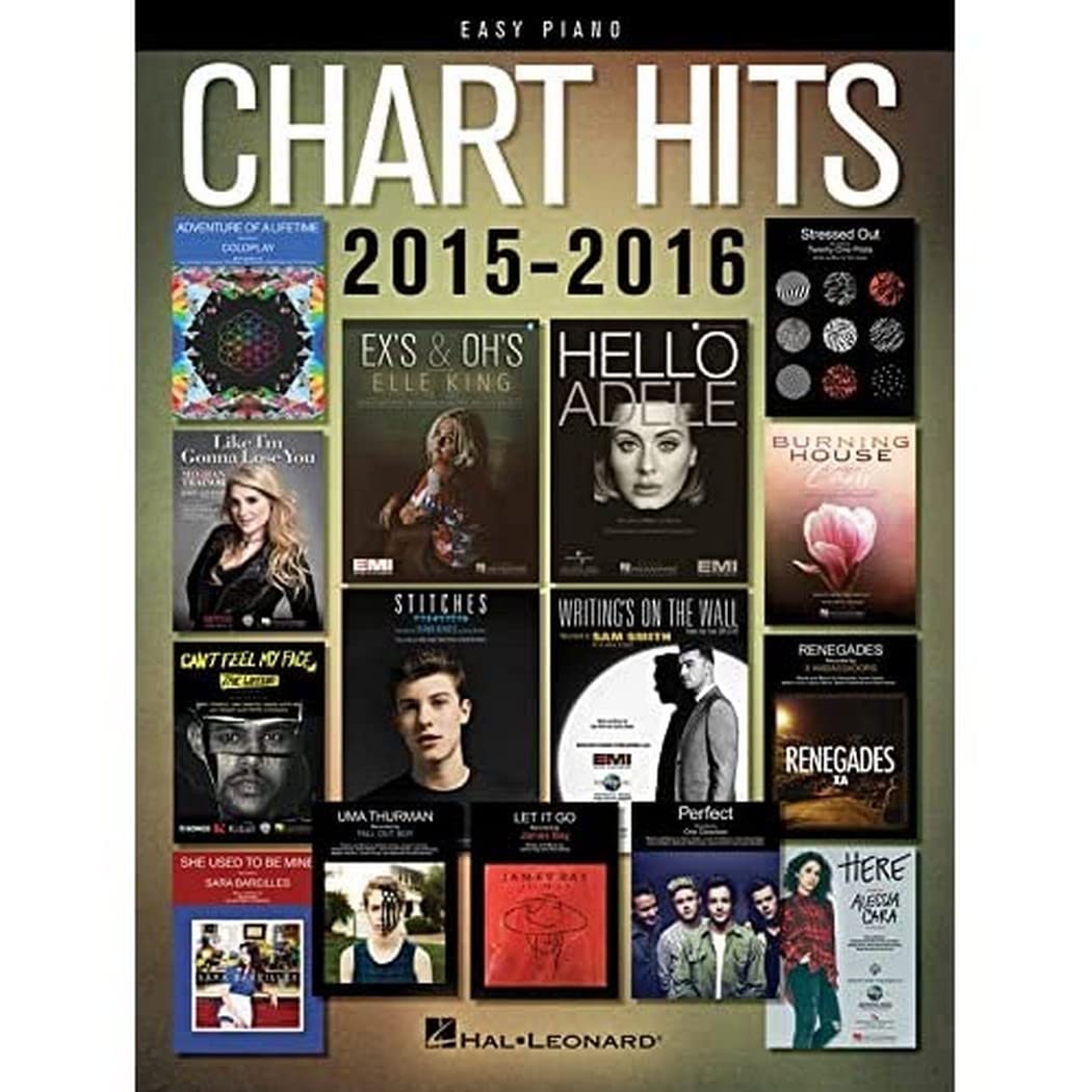 Chart Hits of 2015-2016. Piano Facile. 9781495058691