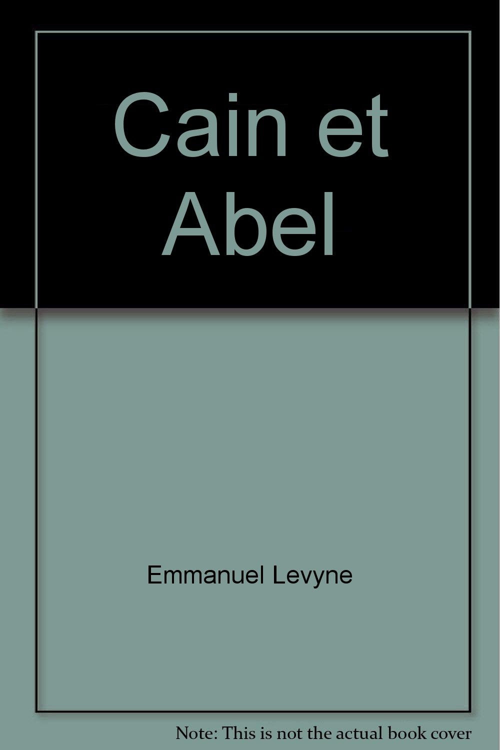 Cain et abel 9782911398889