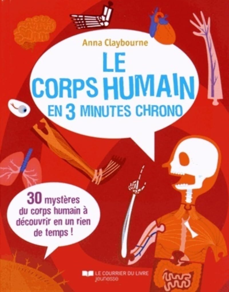 Le corps humain en 3 minutes chrono 9782702911532