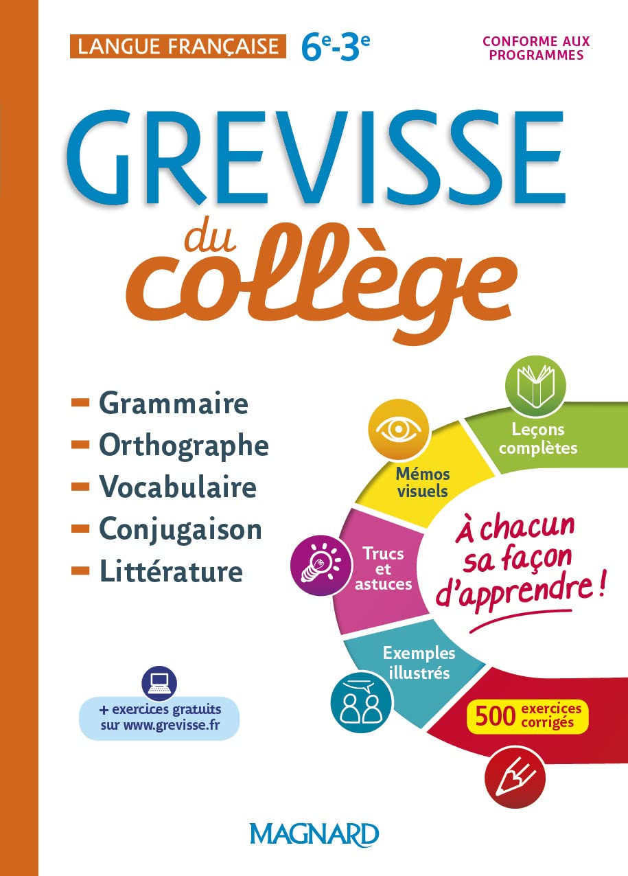 GREVISSE DU COLLEGE 9782210756410