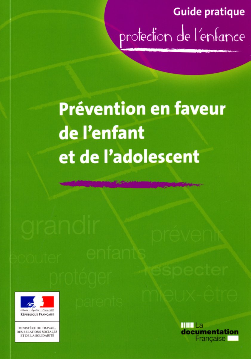 Prévention en faveur de l'enfant et de l'adolescent 9782110069672