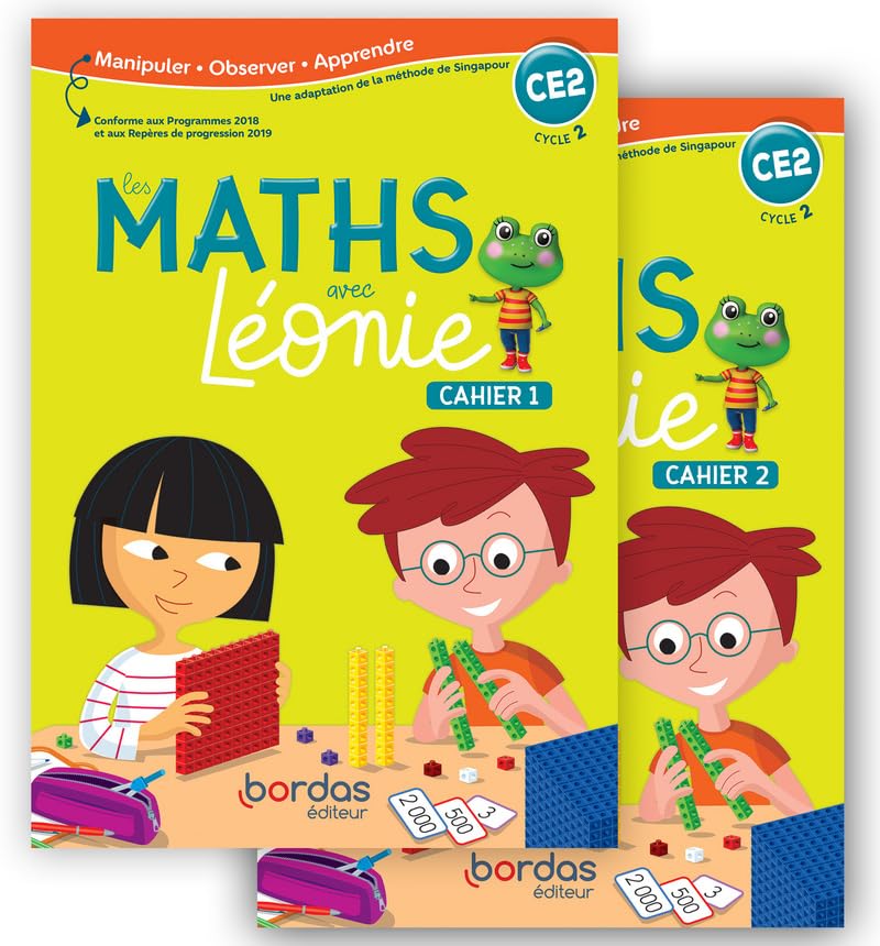 Les Maths avec Léonie CE2 - Méthode de Singapour: Cahiers de l'élève 9782047337202