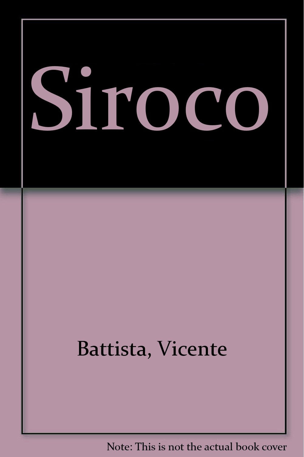 Siroco 9782904506307