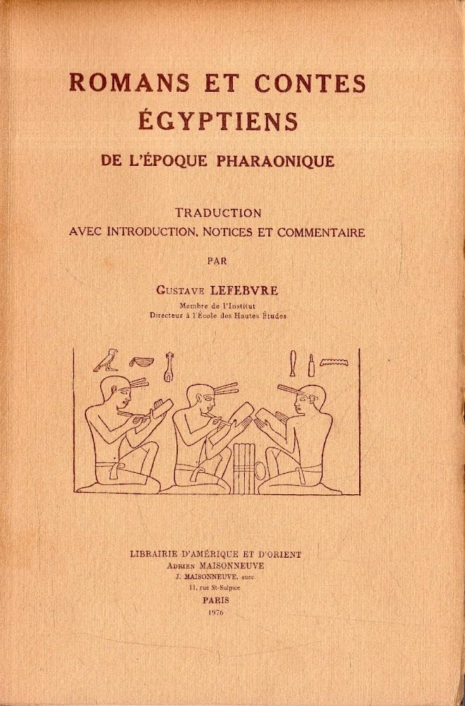 Romans et contes égyptiens de l'époque pharaonique 9782720010026