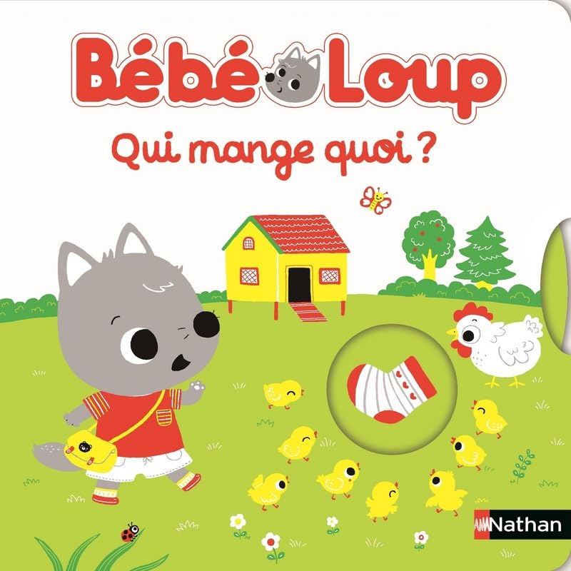 Bébé Loup - Qui mange quoi ? - Livre jeu dès 15 mois 9782092589205