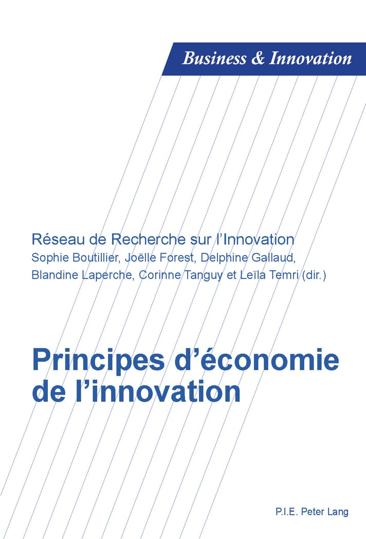 Principes d'économie de l'innovation 9782875741387