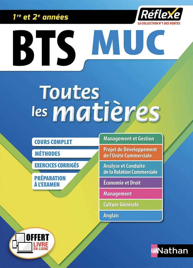 BTS Management et gestion des unités commerciales - Toutes les matières (07) (07) 9782091649849