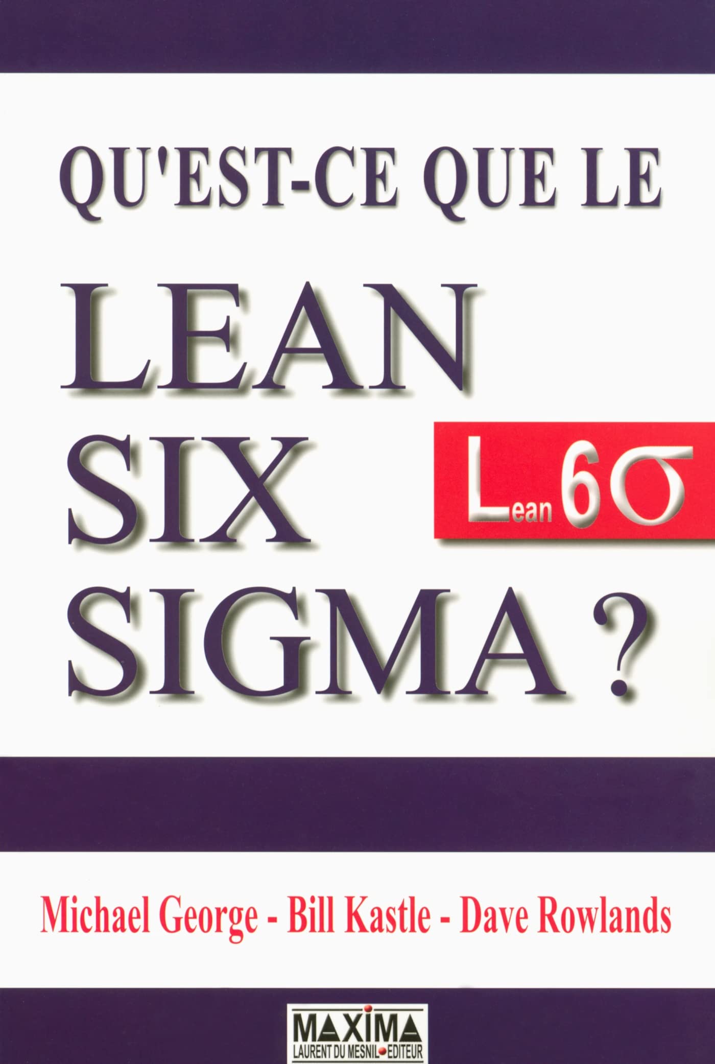 Qu'est-ce que le Lean Six Sigma ? 9782840015604