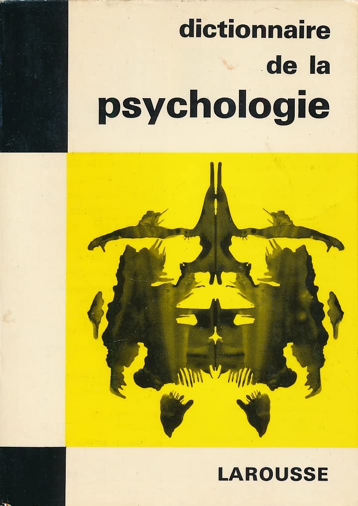 Dictionnaire Larousse de la psychologie 9782030754092