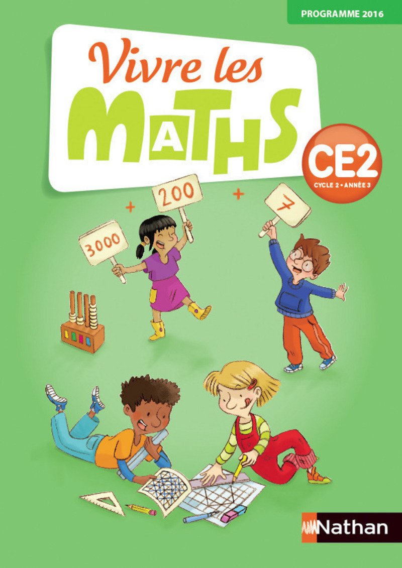 Vivre les maths CE2 Cycle 2, Fichier d'activités - Programme 2016 9782091239767