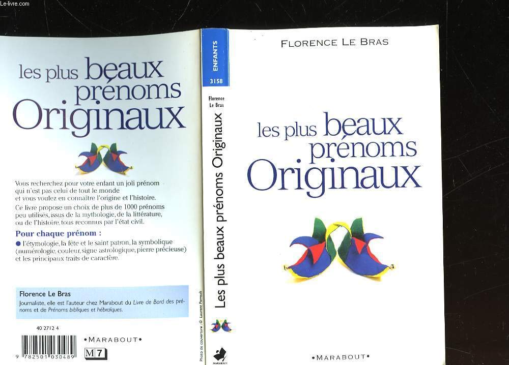 Les plus beaux prénoms originaux 9782501030489