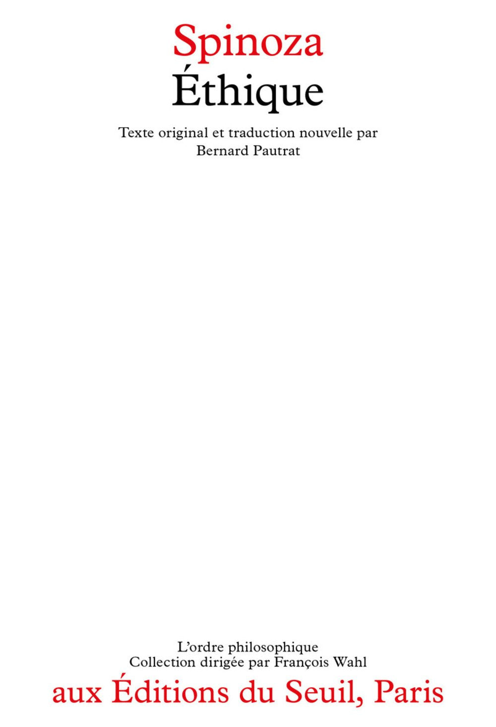 Ethique 9782020103626