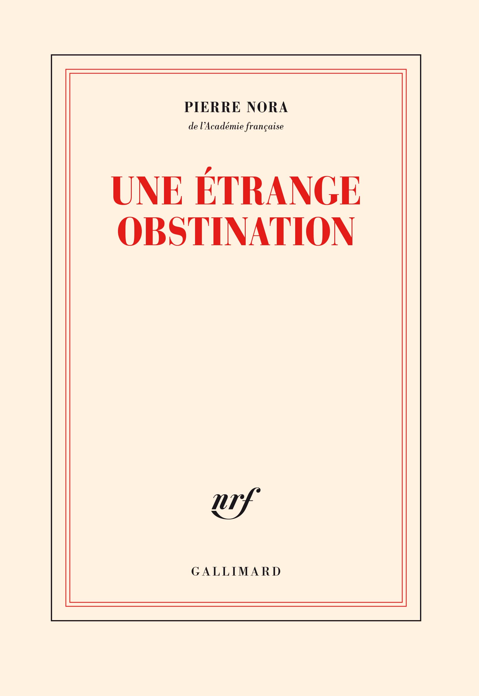 Une étrange obstination 9782072995415