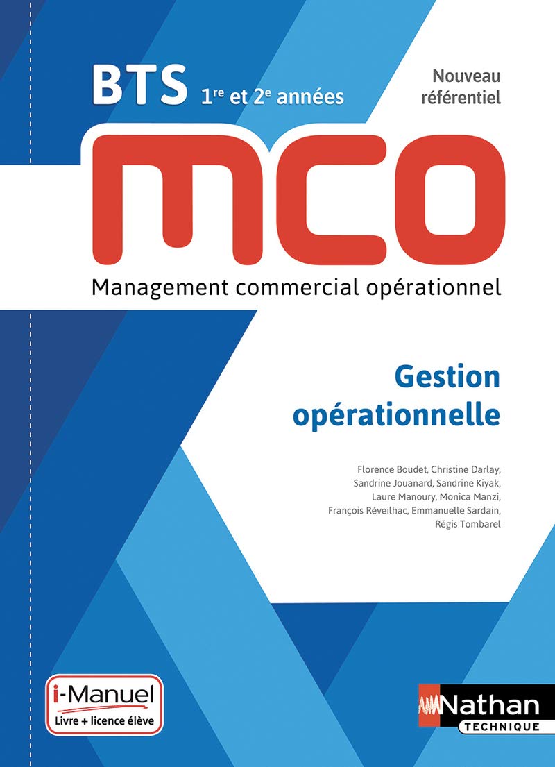 Gestion opérationnelle BTS MCO 1re et 2e années 9782091653365