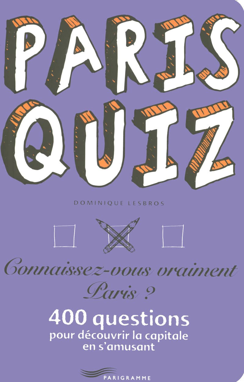 Paris quizz 9782840964841