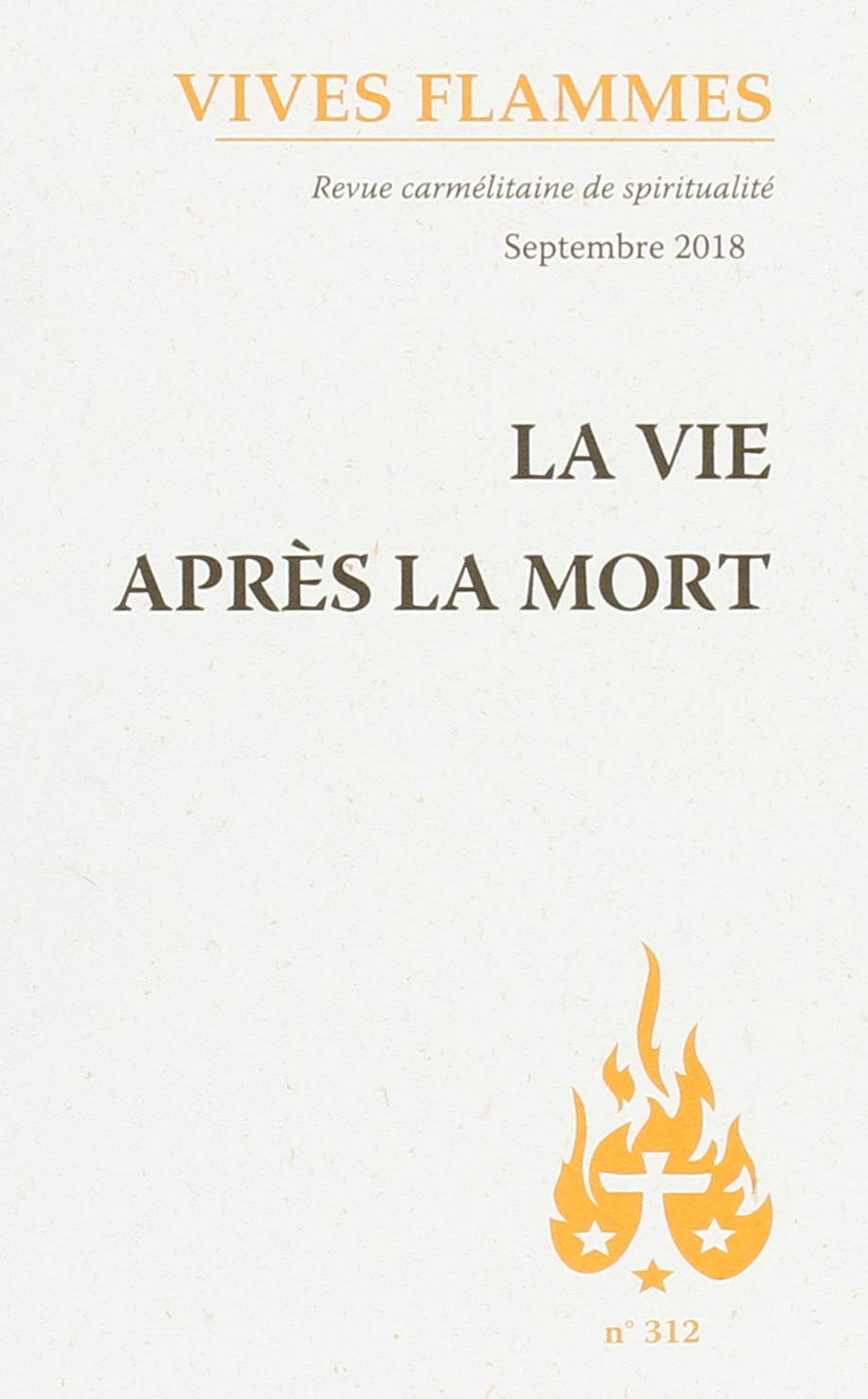 Revue Vives flammes numéro 312 La vie après la mort 9782847135800