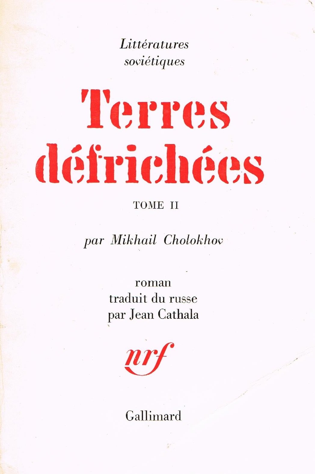 TERRES DEFRICHEES.TOME 2.