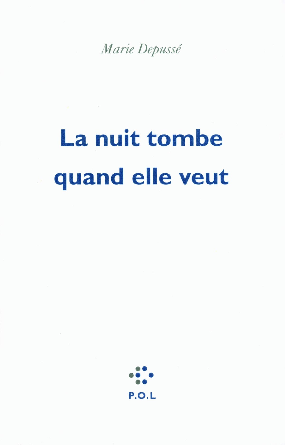 La nuit tombe quand elle veut 9782818014233