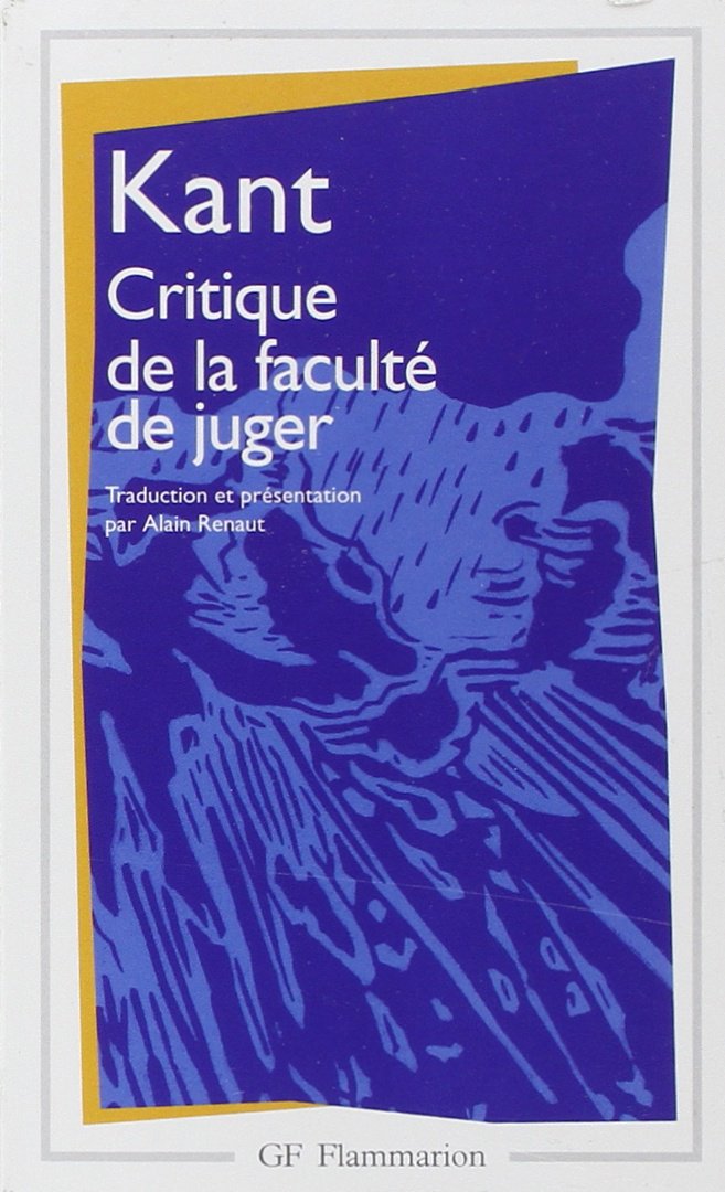 Critique de la faculté de juger 9782080710888
