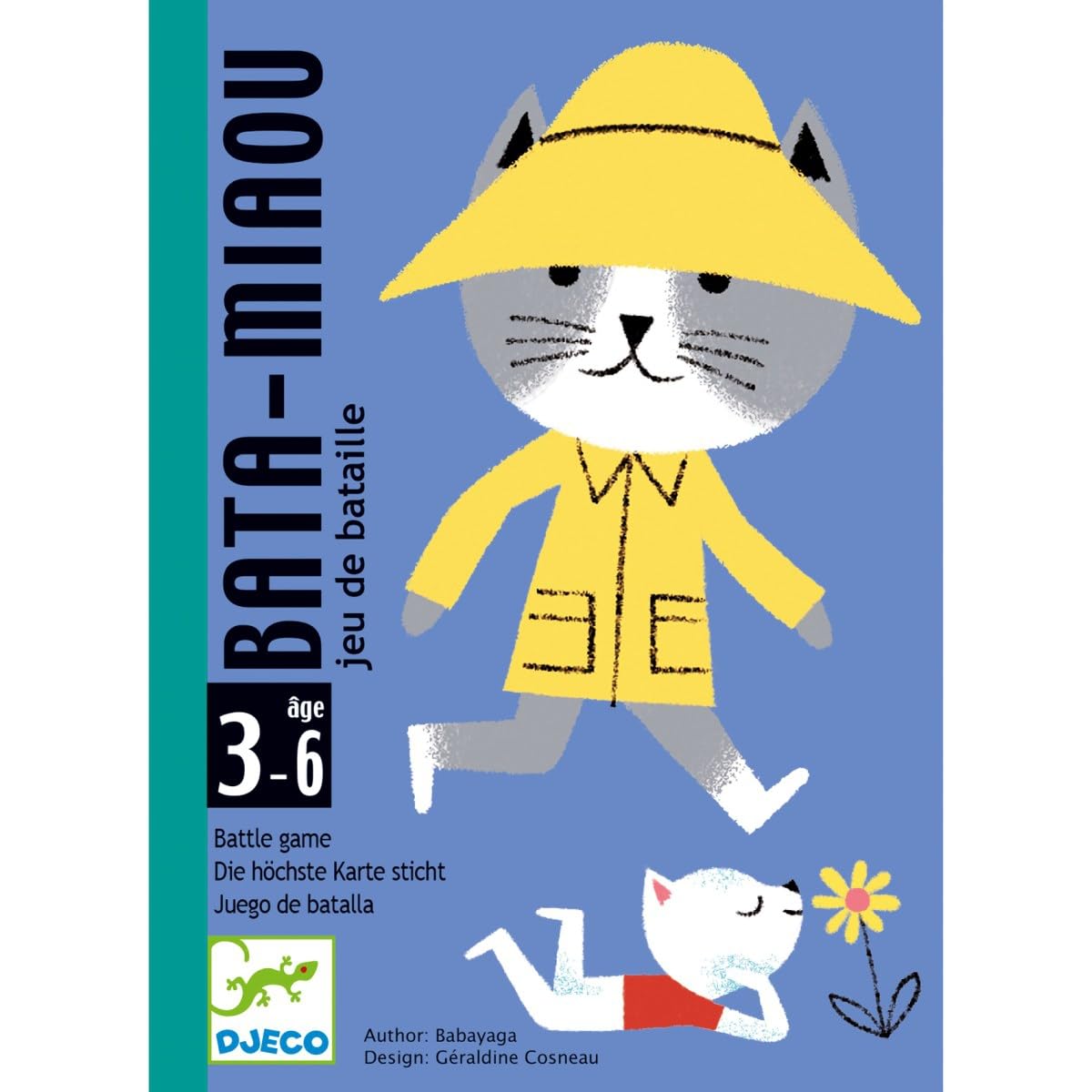 DJECO Cartes Bata-Miaou, (DJ05139) - coloris aléatoire 3070900051393