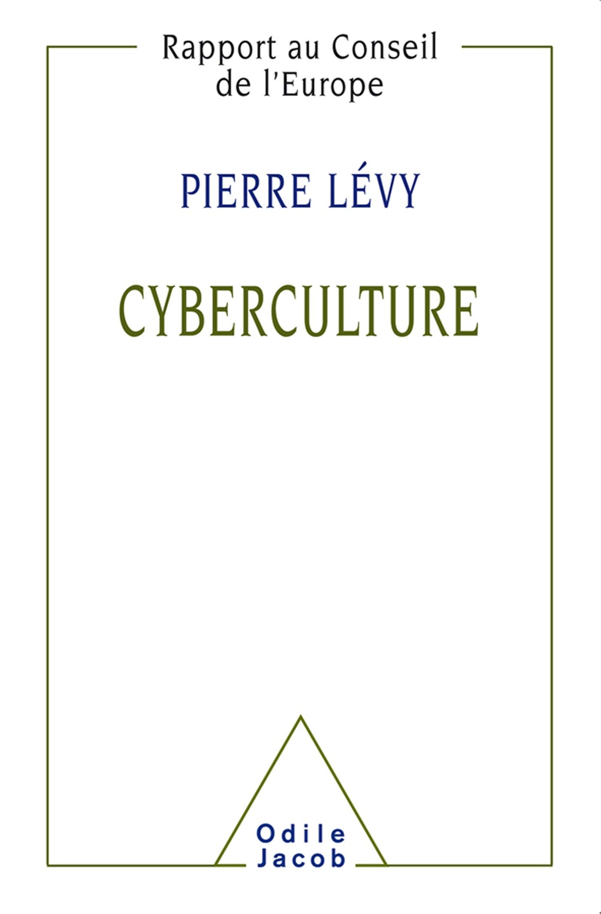 La cyberculture. Rapport au Conseil de l'Europe. 9782738105127