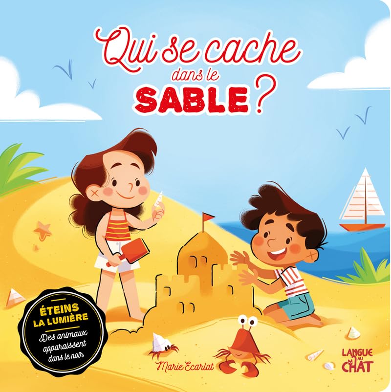 Qui se cache dans le sable ? - Livre-jeu cherche et trouve encre phosphorescente - Animaux - Dès 2 ans 9782806310736