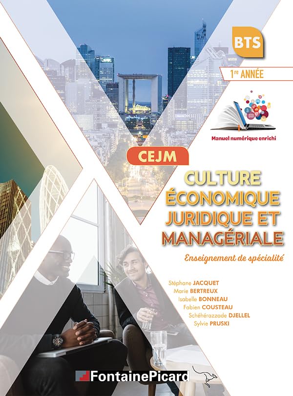CEJM Culture économique, juridique et managériale BTS 1re année 9782744630491