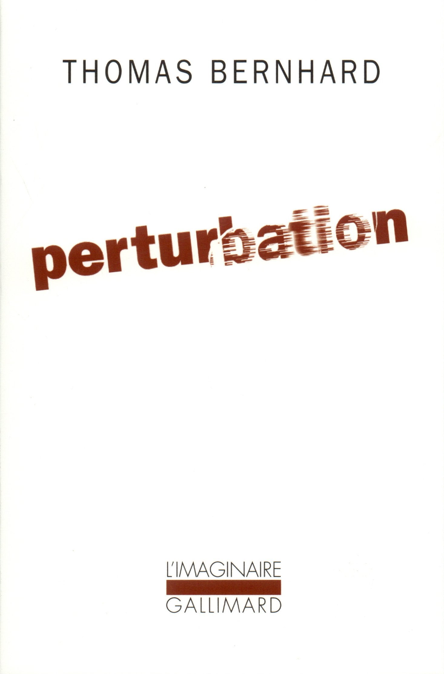 Perturbation 9782070709076