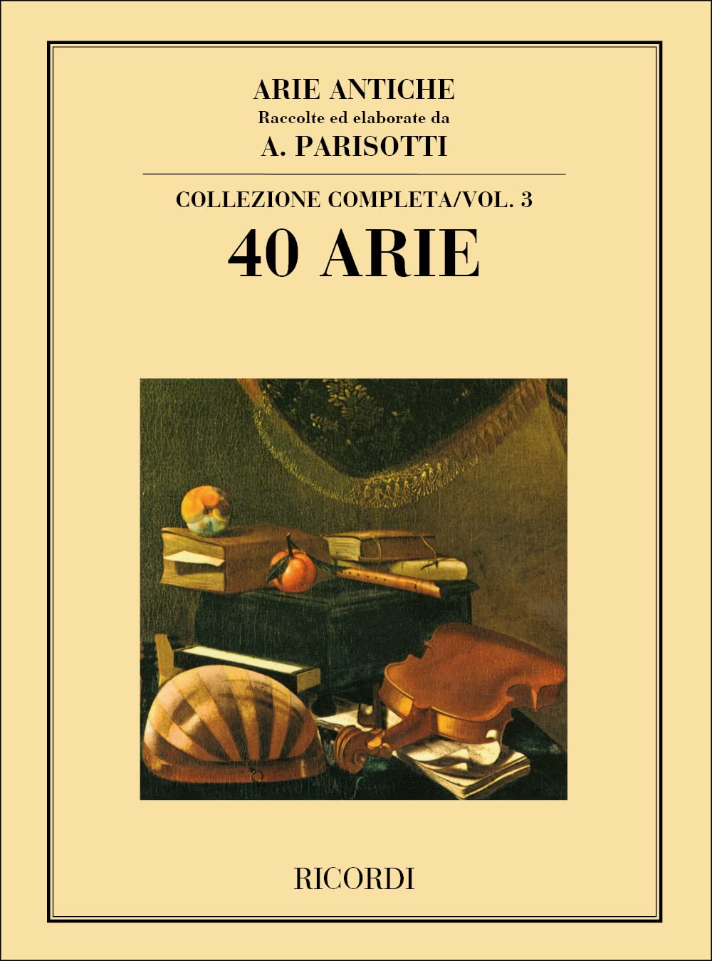 Arie antiche Volume 3 (40 airs) - Cht/Po 9790041019185