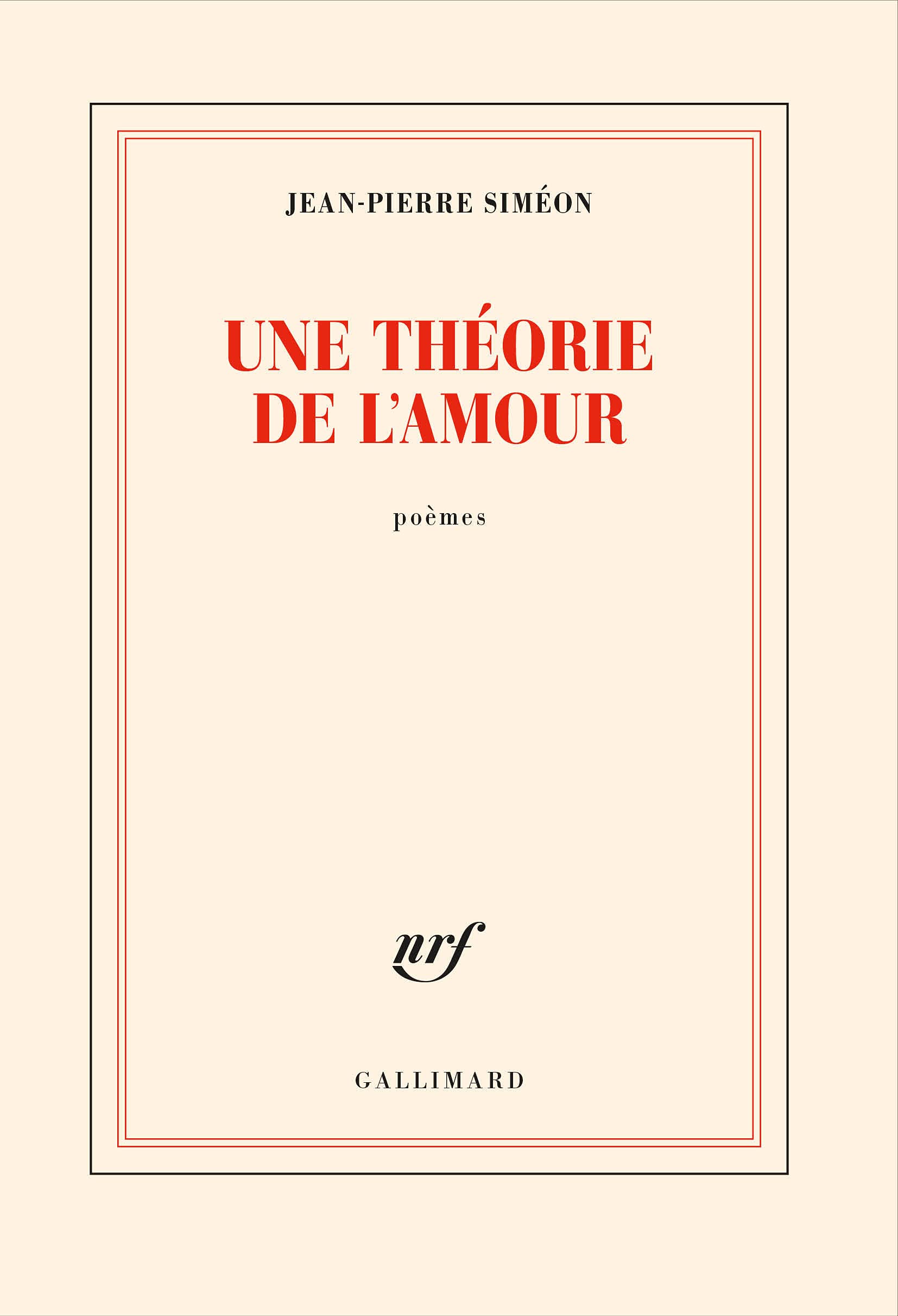 Une théorie de l'amour 9782072950728