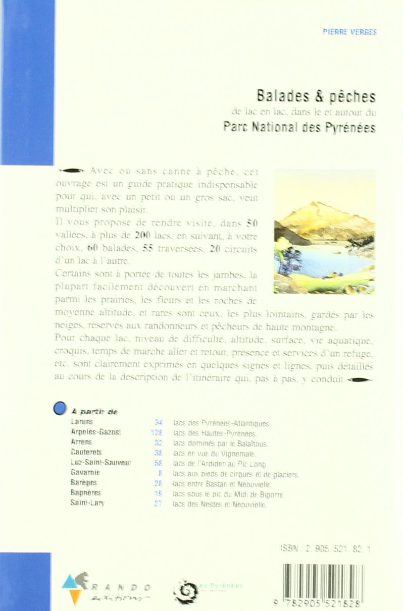 Balades et pêches dans le parc national des Pyrénées 9782905521828