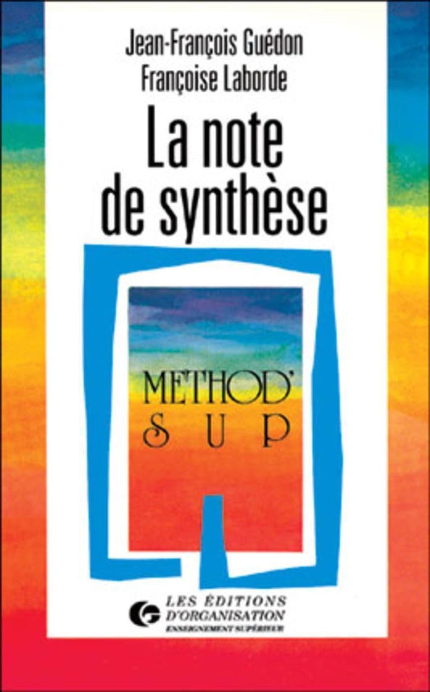 La note de synthèse 9782708116474
