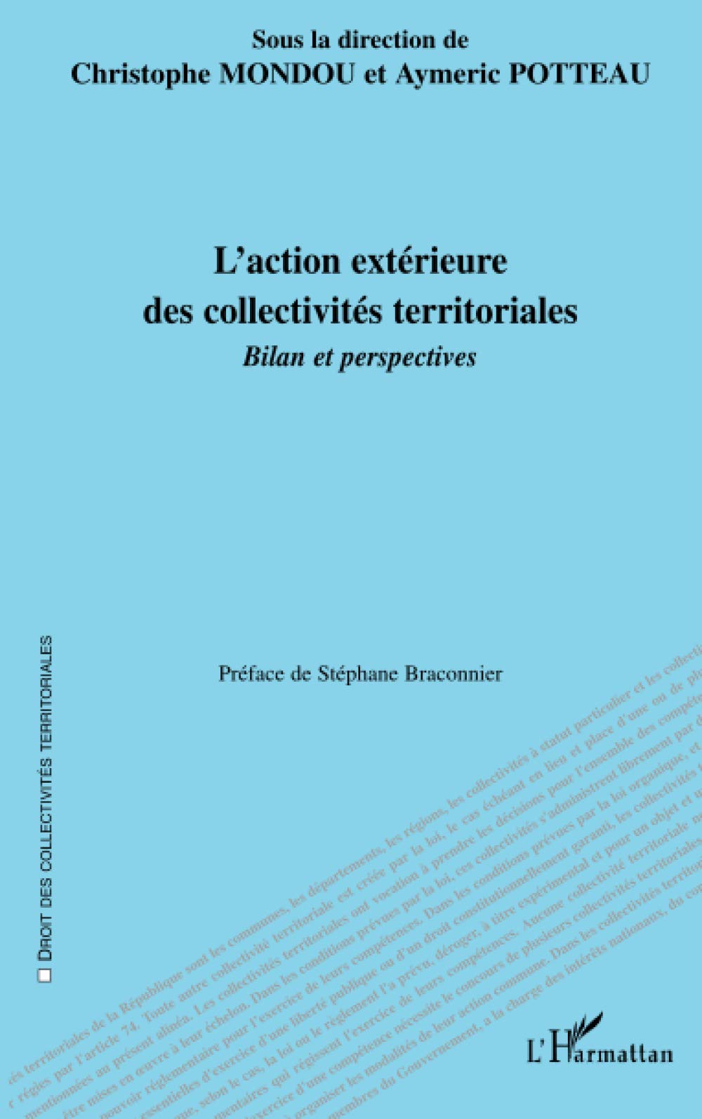 L'action extérieure des collectivités territoriales: Bilan et perspectives 9782296044296