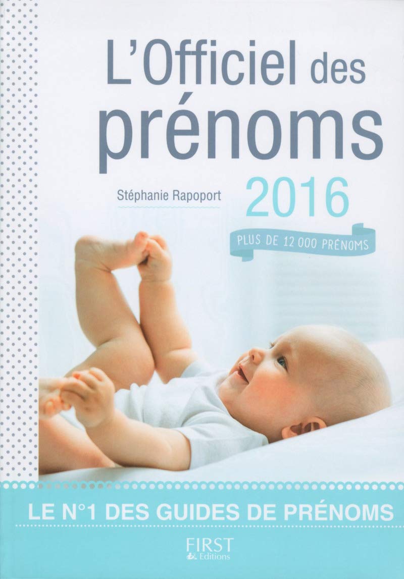 L'Officiel des prénoms 2016 9782754080033