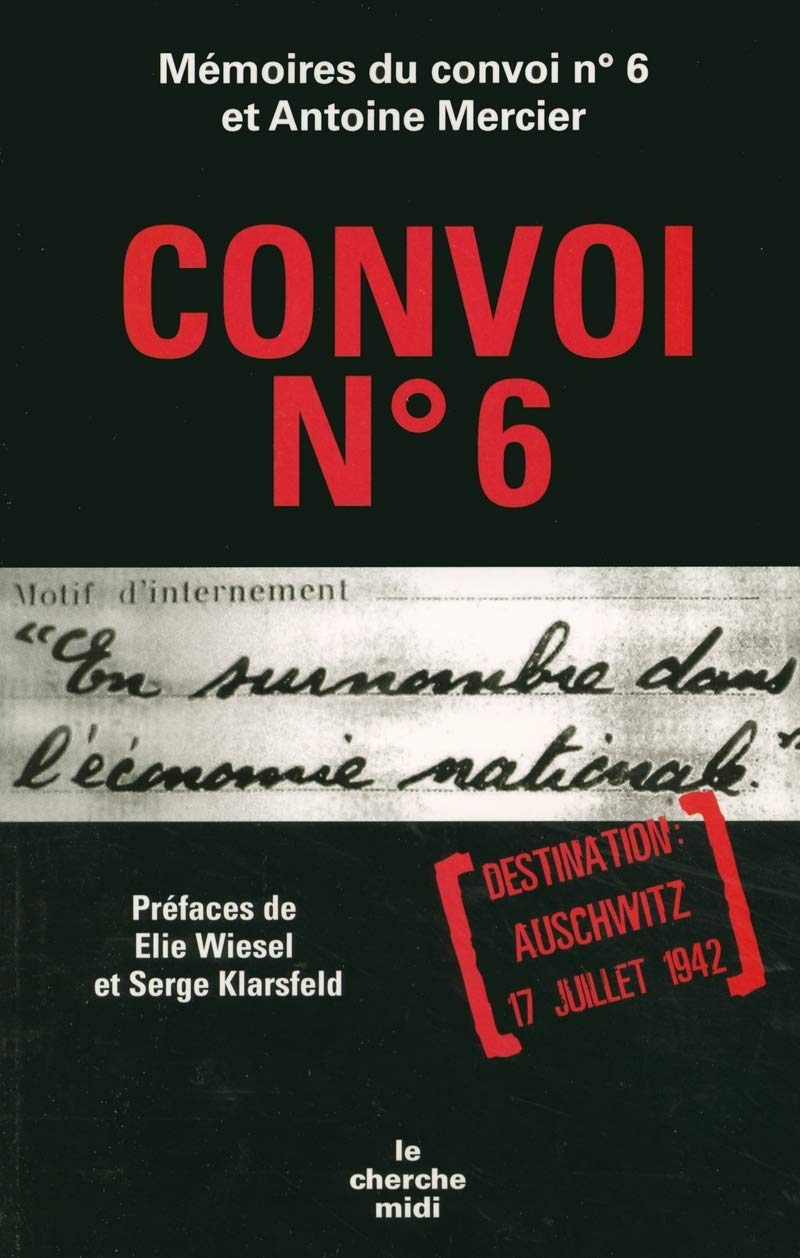 Convoi n°6: Destination : Auschwitz 17 juillet 1942 9782749104003