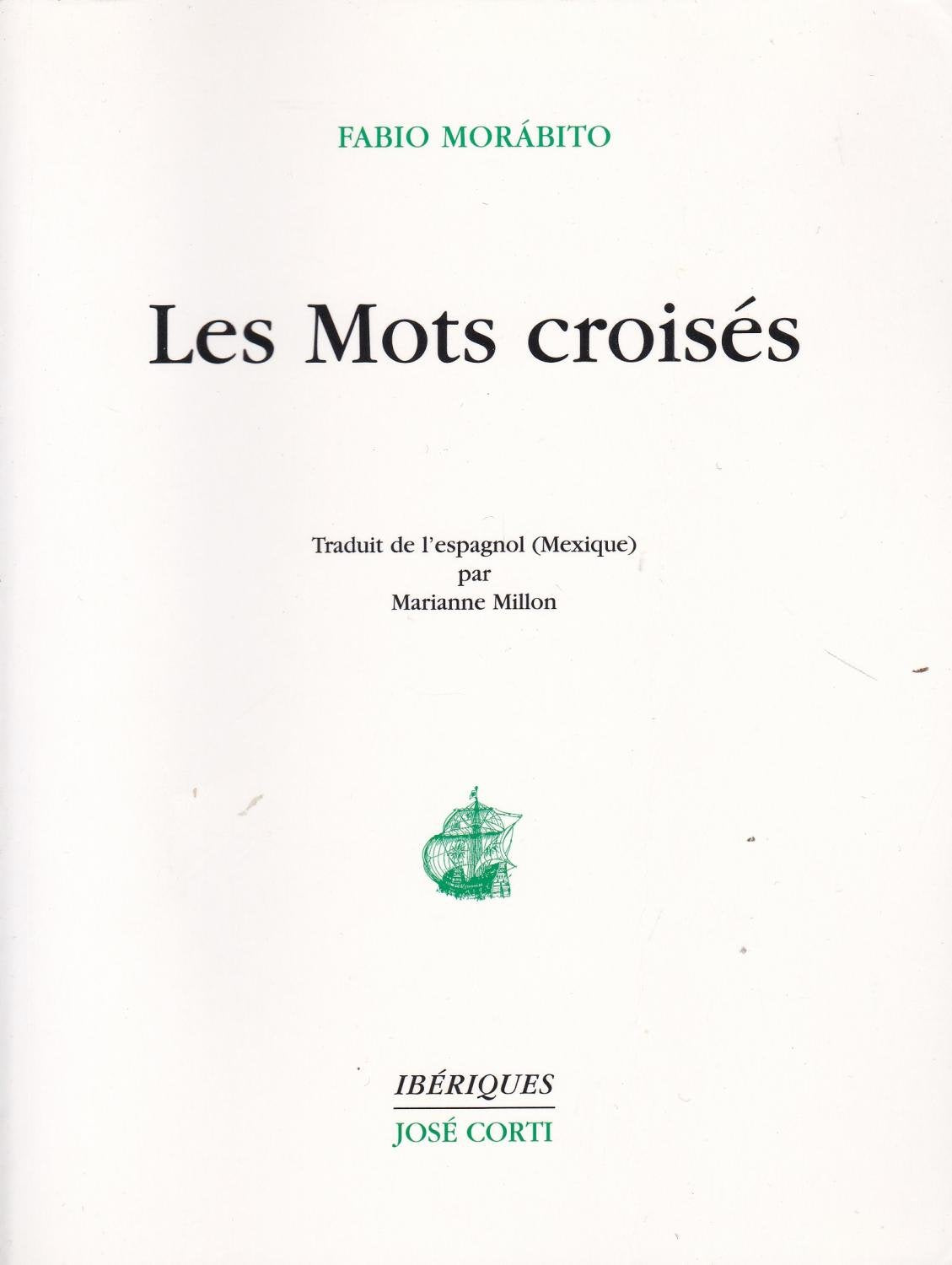 Les mots croisés 9782714309891