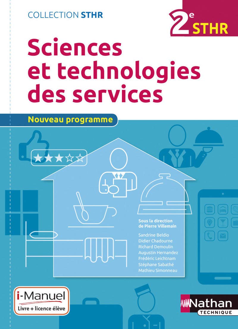 Sciences et technologies des services 2e STHR 9782091640396