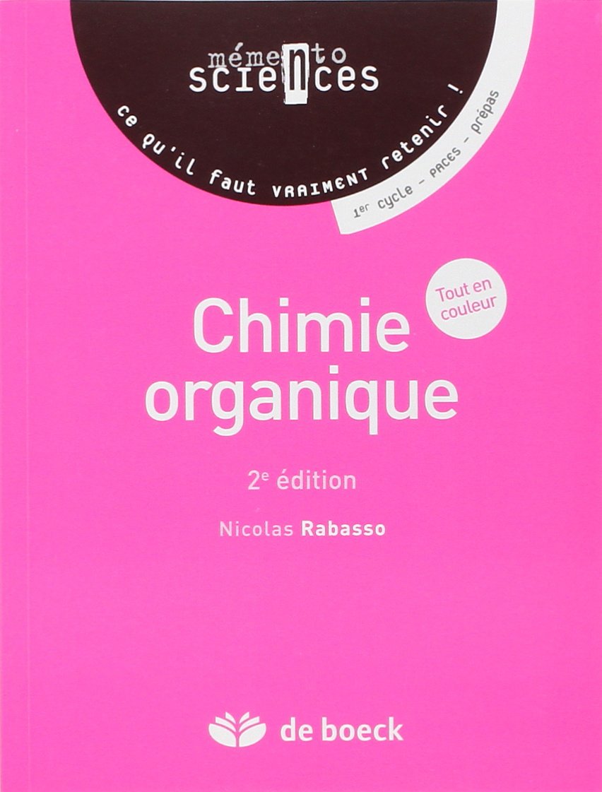 Chimie organique 9782804165659