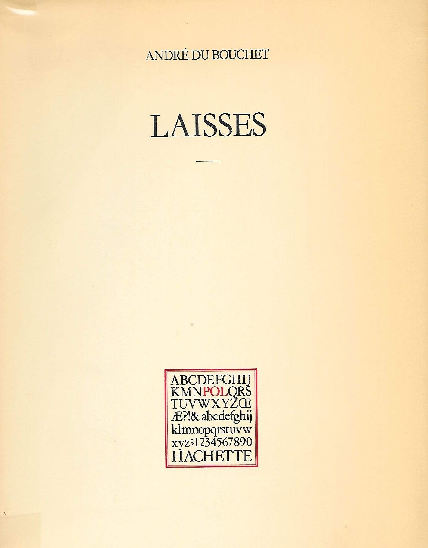 Laisses 9782010059124