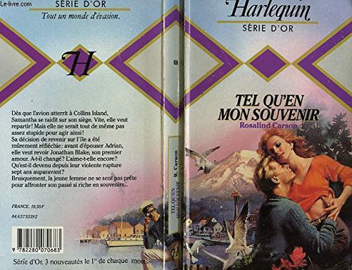 Tel qu'en mon souvenir (Harlequin) 9782280070683