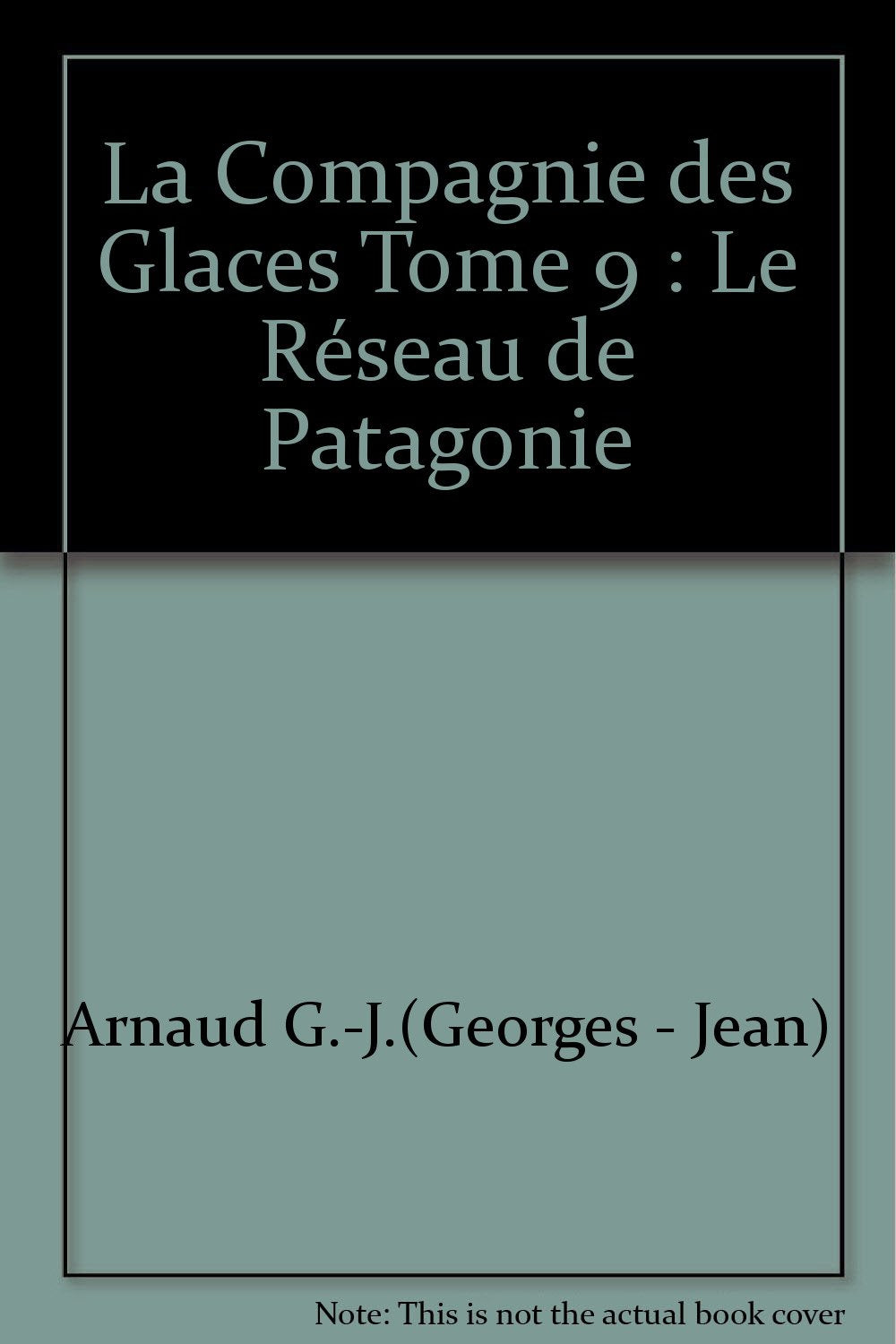 La Compagnie des Glaces Tome 9 : Le Réseau de Patagonie 9782265032453