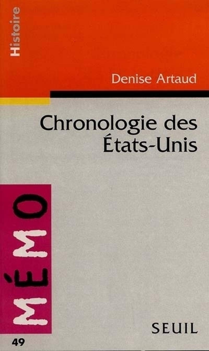 Chronologie des Etats-Unis 9782020298780