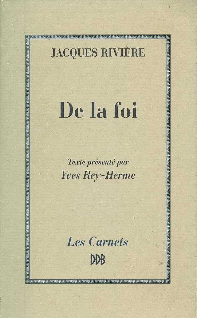 De la foi 9782220041490