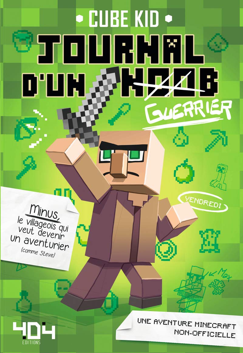 Journal d'un Noob (guerrier) Tome 1 Minecraft - Roman junior illustré - Dès 8 ans (1) 9791032400067
